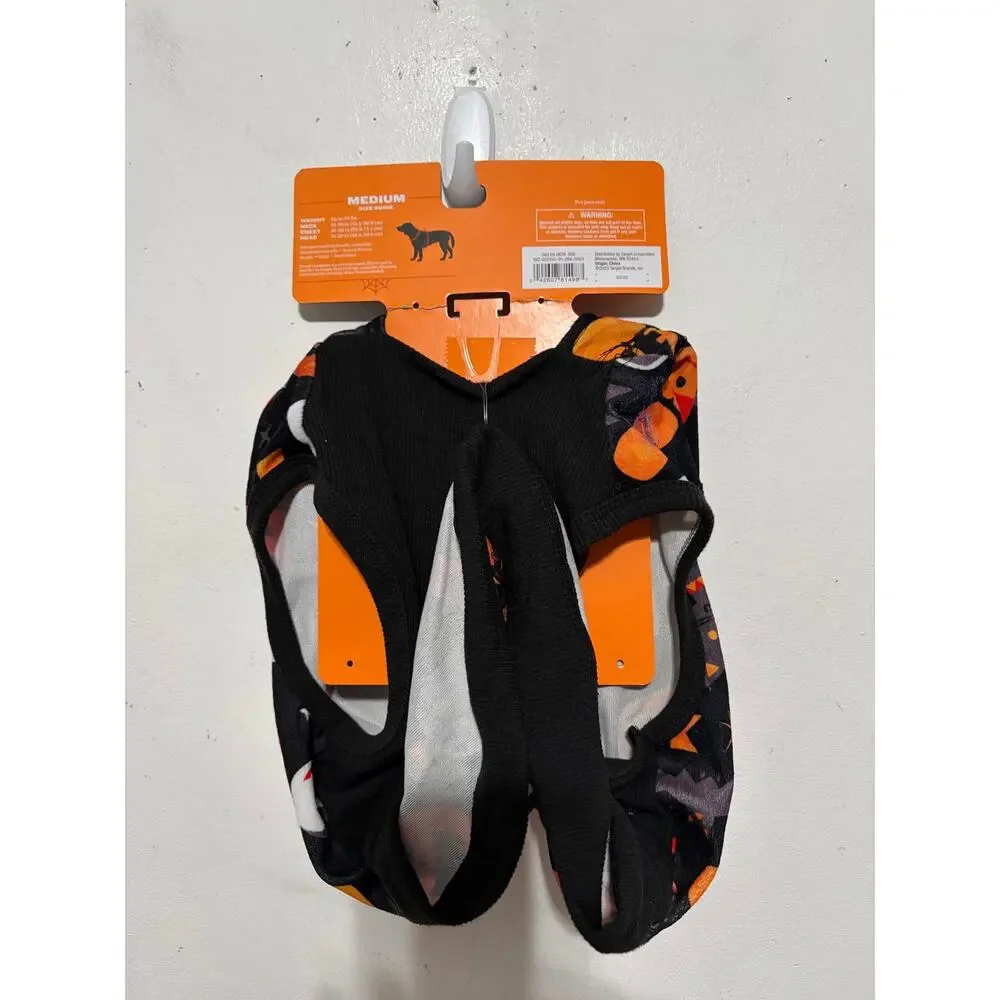 Halloween Dog Hoodie Costume Hyde & Eek Pumpkin Medium Black Target Pet